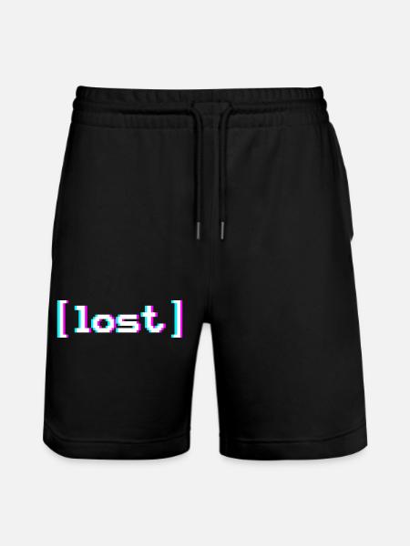 Lost Vaporwave - Stanley/Stella Trainer Unisex Organic Jogging Shorts - black