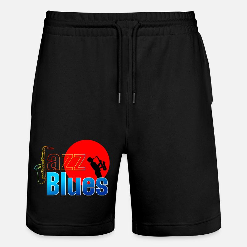 AMATEURS DE JAZZ BLUES - Short de jogging bio TRAINER Stanley/Stella unisexe - noir