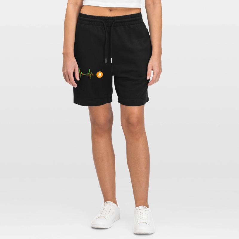 Bitcoin Chart Pattern Stanley/Stella Trainer Unisex Organic Jogging Shorts