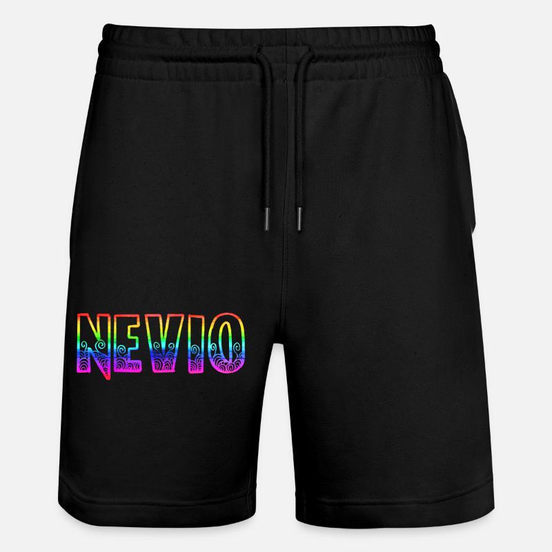 nevio rs arc-en-ciel - Short de jogging bio TRAINER Stanley/Stella unisexe - noir