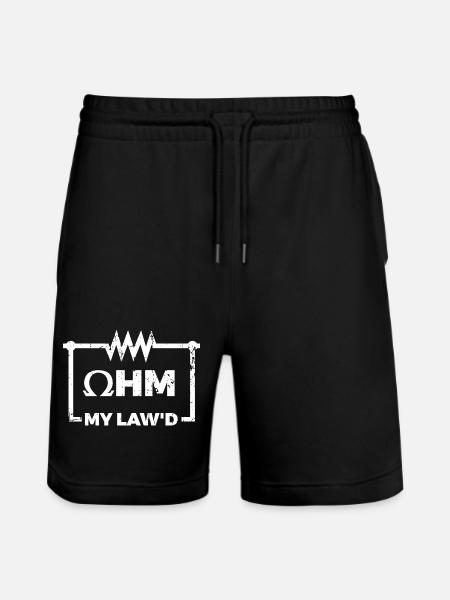 OHM's Law - Stanley/Stella Trainer Unisex Organic Jogging Shorts - black