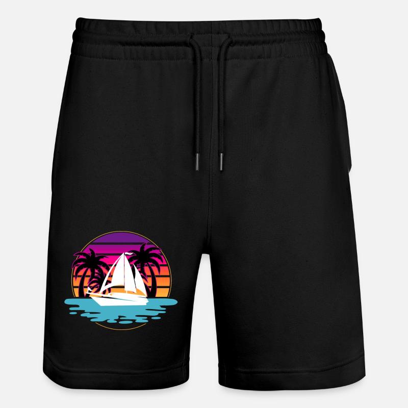 Voilier Marin Voilier - Short de jogging bio TRAINER Stanley/Stella unisexe - noir