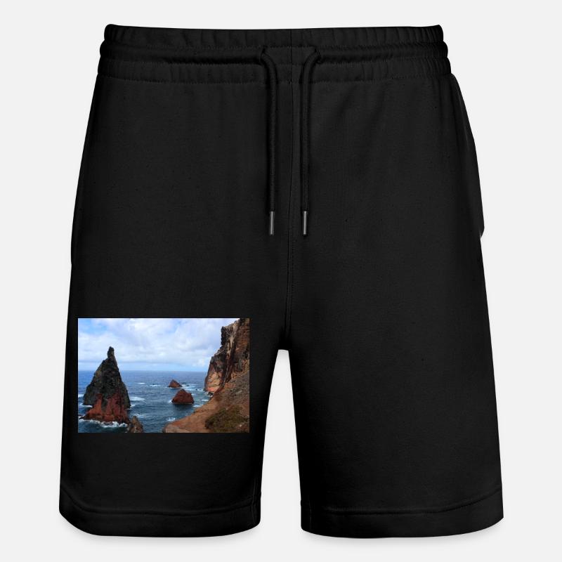 Affiche Madère Portugal - Short de jogging bio TRAINER Stanley/Stella unisexe - noir