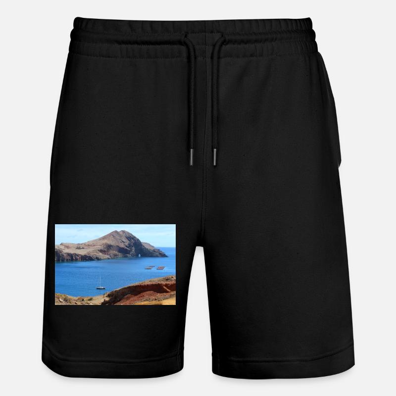 Affiche Madère Portugal - Short de jogging bio TRAINER Stanley/Stella unisexe - noir