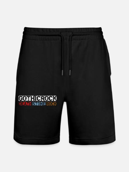Gothic Rock Musik - Stanley/Stella Unisex Bio Joggingshorts Trainer - Schwarz