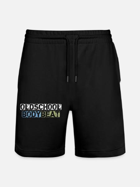 Oldschool Body Beat - Stanley/Stella Trainer Unisex Organic Jogging Shorts - black