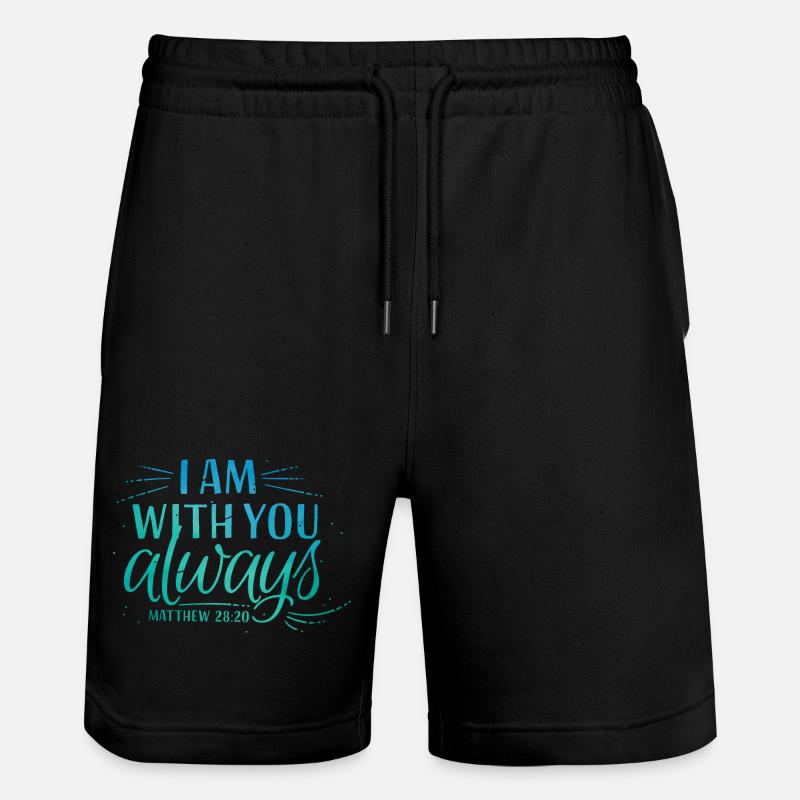 Je suis toujours avec vous - Short de jogging bio TRAINER Stanley/Stella unisexe - noir