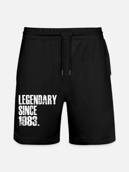 Legendary Since 1983 - Stanley/Stella Trainer Unisex Organic Jogging Shorts - black