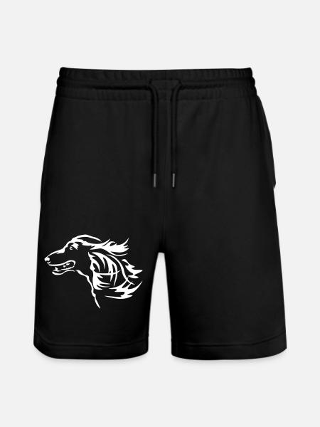 Afghan Head "Black Edition" - Stanley/Stella Trainer Unisex Organic Jogging Shorts - black