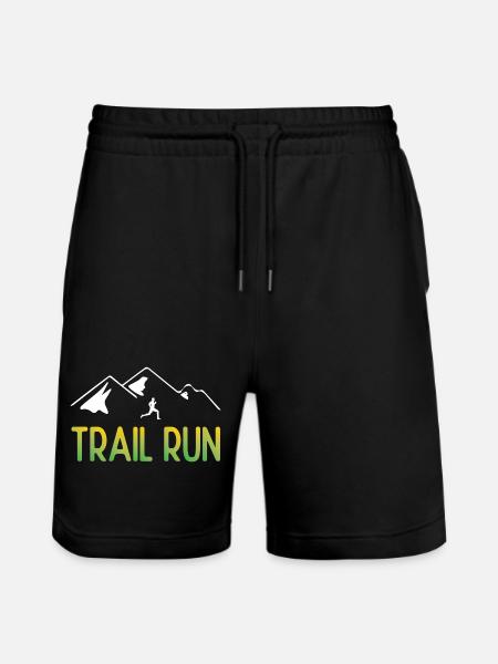 Course de sentier - Short de jogging bio TRAINER Stanley/Stella unisexe - noir