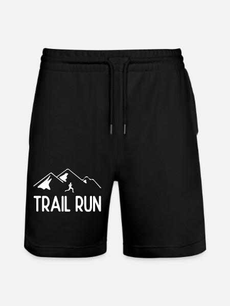 Trailrun - Stanley/Stella Unisex Bio Joggingshorts Trainer - Schwarz