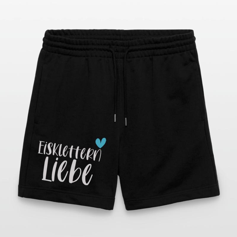 Klettern Eisklettern Liebe Eispickel Geschenk Stanley/Stella Unisex Bio Joggingshorts Trainer 
