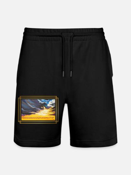 CreationLight of Contrasts - Sonja Ariel - Stanley/Stella Trainer Unisex Organic Jogging Shorts - black
