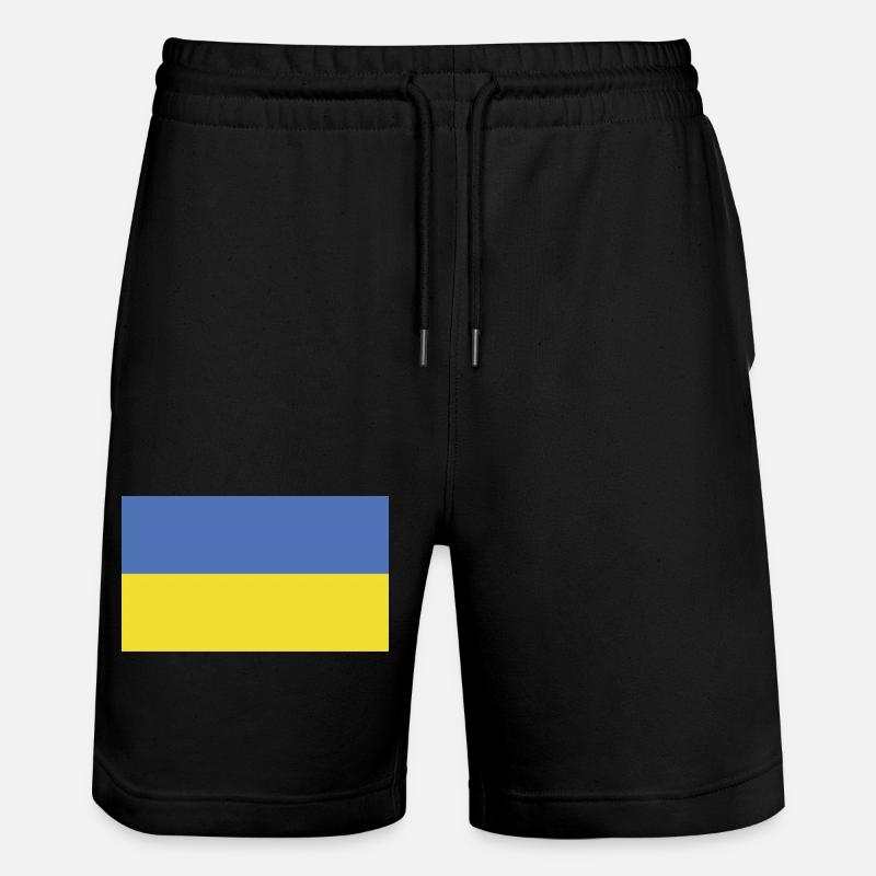 Drapeau de l’Ukraine - Short de jogging bio TRAINER Stanley/Stella unisexe - noir