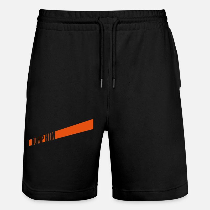 Dump Him Quote Logo - Short de jogging bio TRAINER Stanley/Stella unisexe - noir
