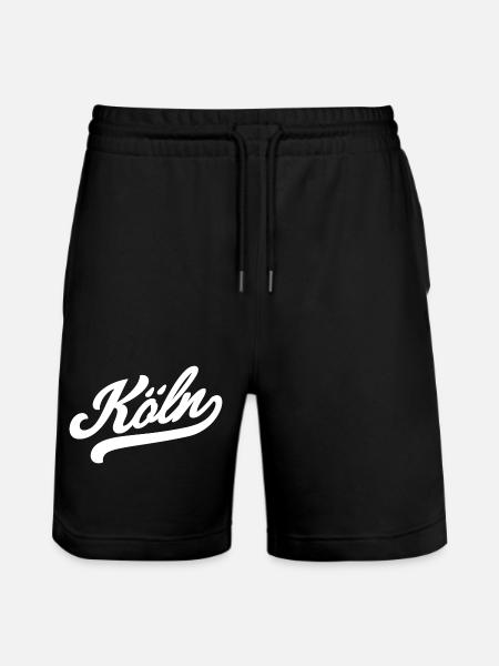 Cologne Retro - Stanley/Stella Trainer Unisex Organic Jogging Shorts - black