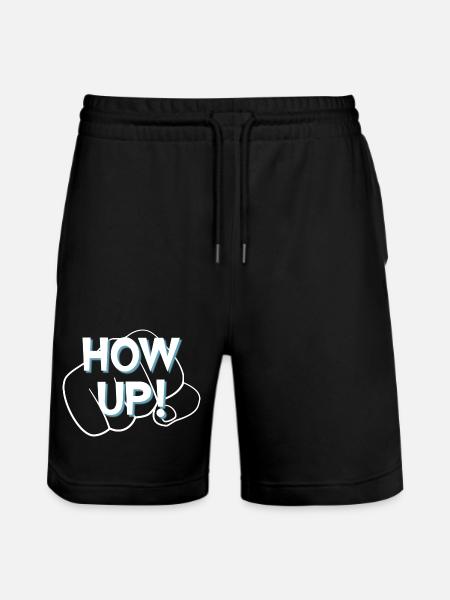 Hau ab - Stanley/Stella Unisex Bio Joggingshorts Trainer - Schwarz