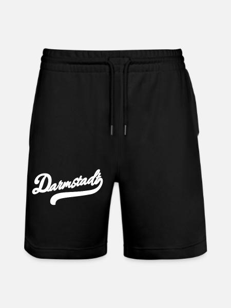 Darmstadt Retro - Stanley/Stella Trainer Unisex Organic Jogging Shorts - black