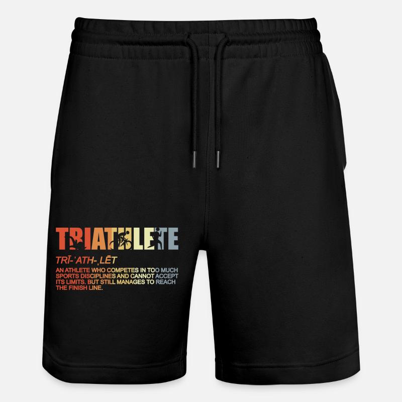 Définition du triathlète - Short de jogging bio TRAINER Stanley/Stella unisexe - noir