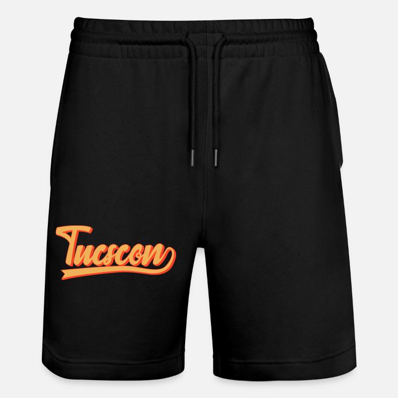 Lettrage rétro de Tucson - Short de jogging bio TRAINER Stanley/Stella unisexe - noir