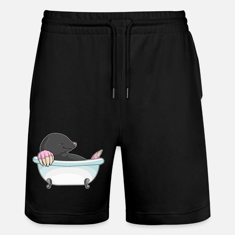 Baignoire taupe - Short de jogging bio TRAINER Stanley/Stella unisexe - noir