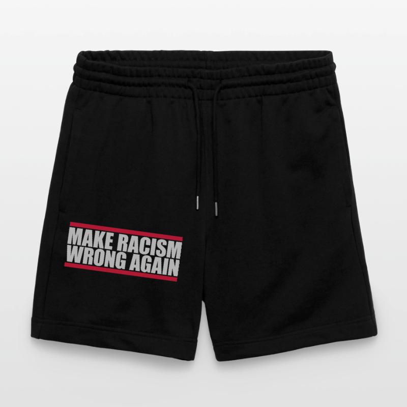 make racism wrong again Stanley/Stella Unisex Bio Joggingshorts Trainer 