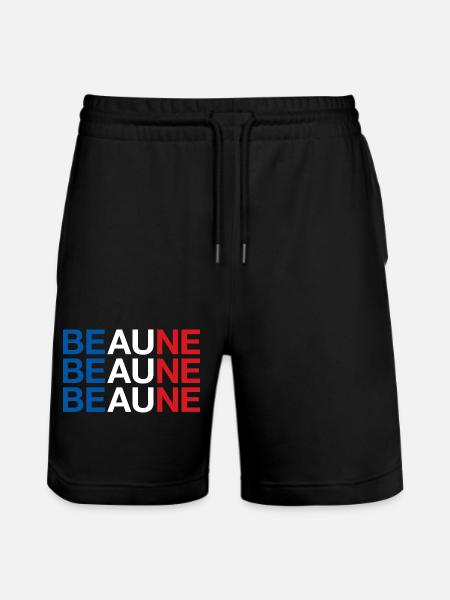 BEAUNE Frankreich France - Stanley/Stella Trainer Unisex Organic Jogging Shorts - black