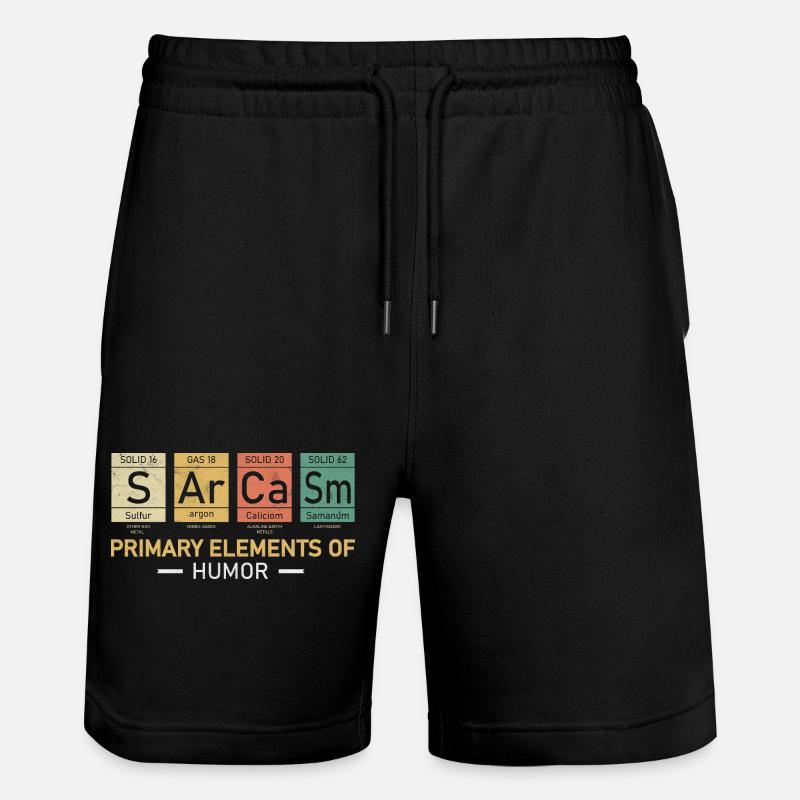 Sarcasme Humour - Short de jogging bio TRAINER Stanley/Stella unisexe - noir