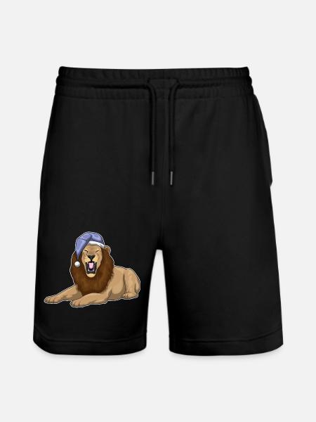 Leo Sleep Nightcap - Stanley/Stella Trainer Unisex Organic Jogging Shorts - black