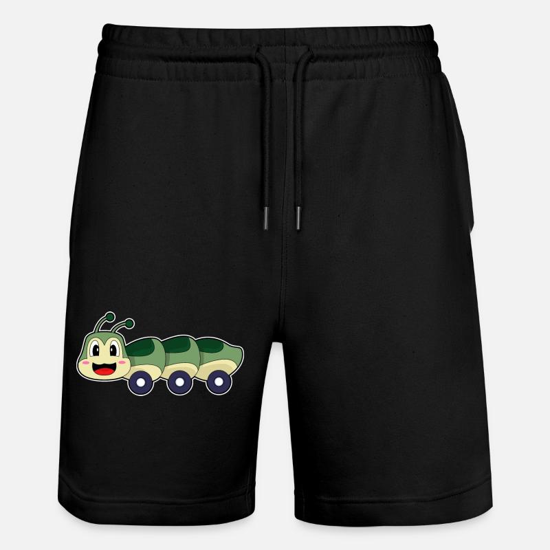 Raupe Auto - Stanley/Stella Unisex Bio Joggingshorts Trainer  - Schwarz