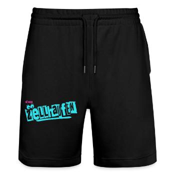 Zellhaufen Woman - Stanley/Stella Unisex Bio Joggingshorts Trainer  - Schwarz - Vorne - Nik (191cm) & Marisol (170cm)