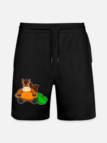 Cheval Carotte - Short de jogging bio TRAINER Stanley/Stella unisexe - noir