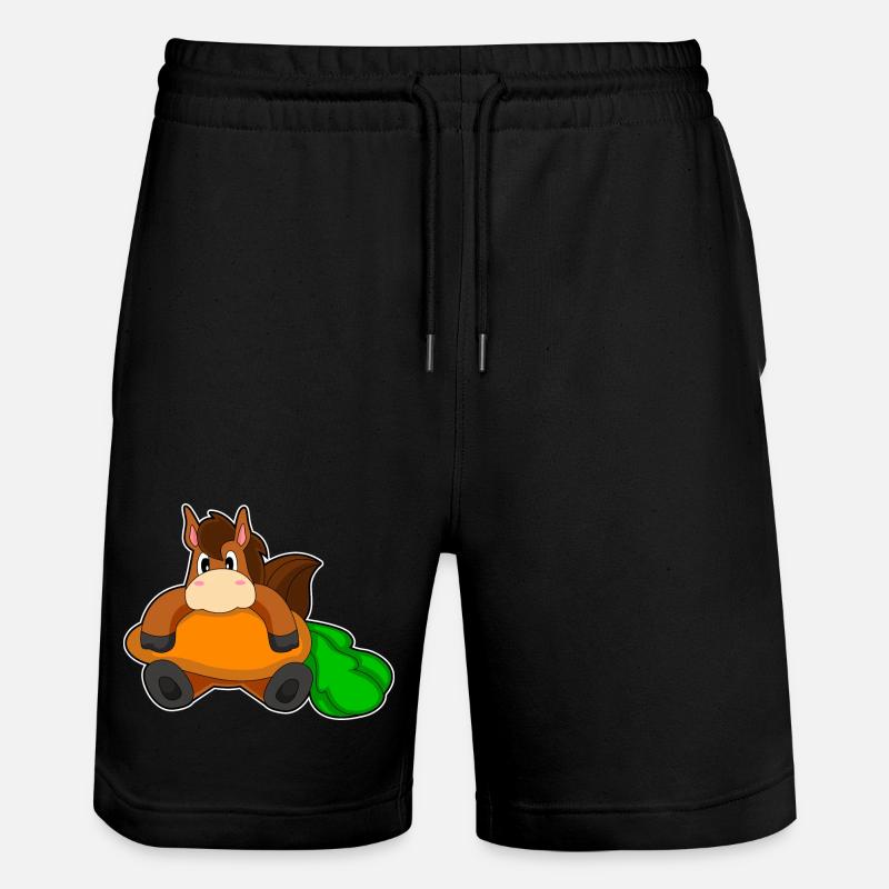 Cheval Carotte - Short de jogging bio TRAINER Stanley/Stella unisexe - noir