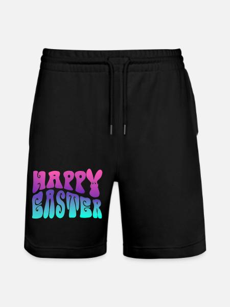 Lettrage de Pâques - Short de jogging bio TRAINER Stanley/Stella unisexe - noir