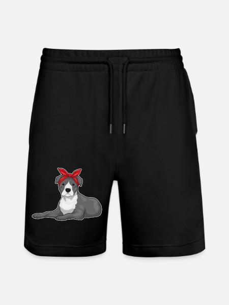 Arc de cheveux de pitbull - Short de jogging bio TRAINER Stanley/Stella unisexe - noir