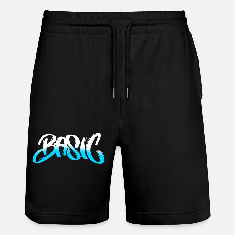Dégradé de graffiti BASIC - Short de jogging bio TRAINER Stanley/Stella unisexe - noir