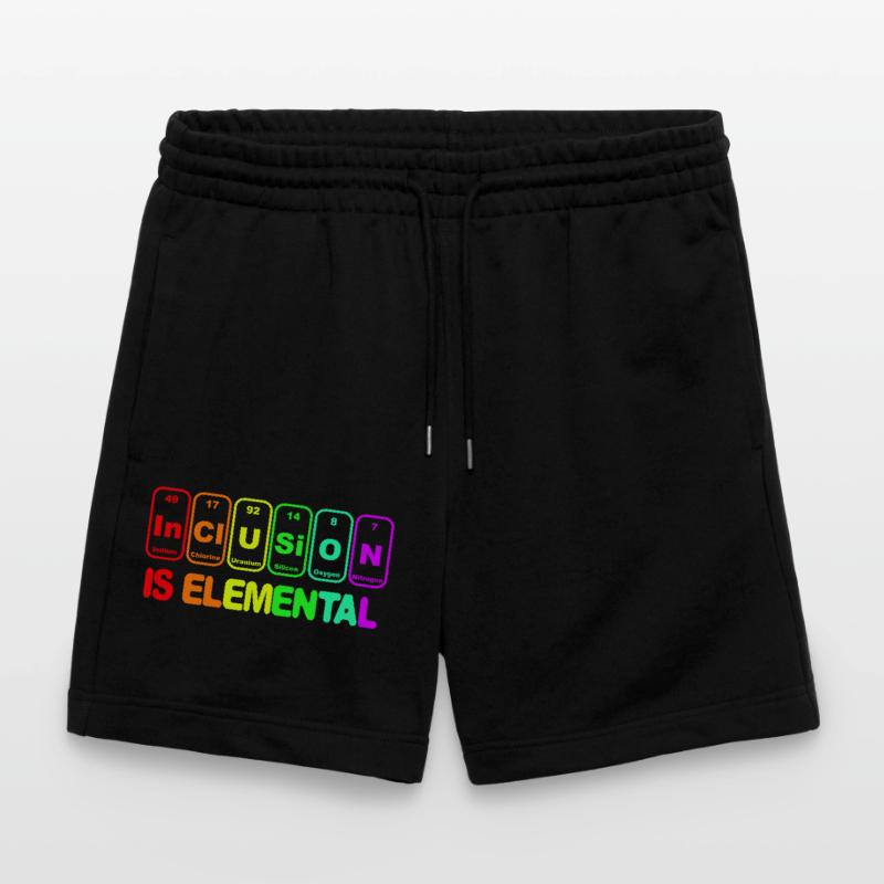 Inclusion is elementary # Stanley/Stella Trainer Unisex Organic Jogging Shorts