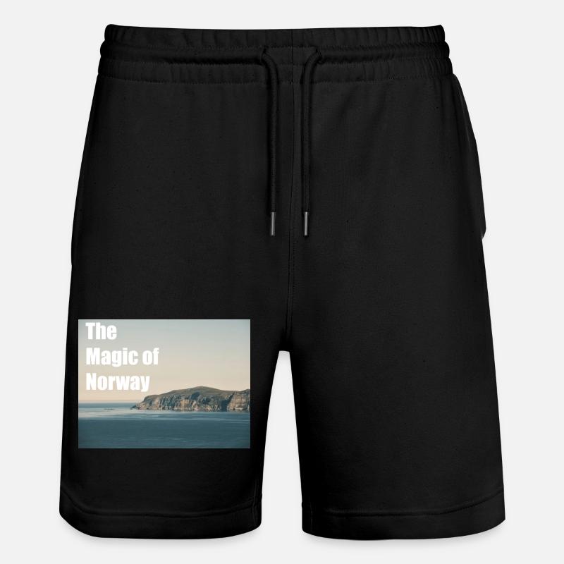 The Magic of Norway - Stanley/Stella Unisex Bio Joggingshorts Trainer  - Schwarz
