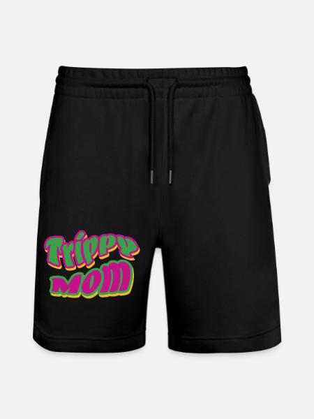 Trippy Mom 2 - Stanley/Stella Trainer Unisex Organic Jogging Shorts - black
