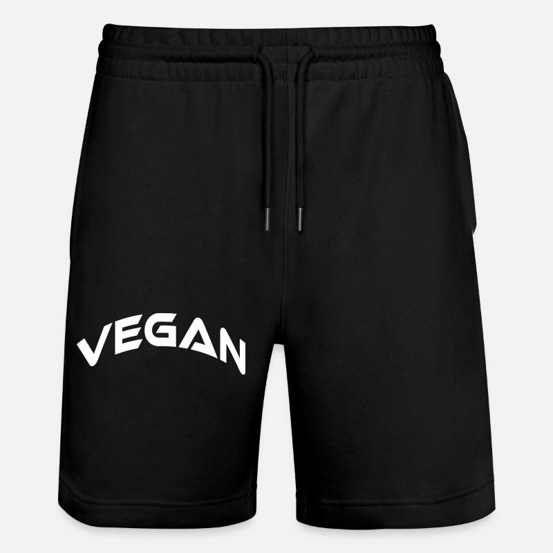 Vegan - Stanley/Stella Unisex Bio Joggingshorts Trainer  - Schwarz