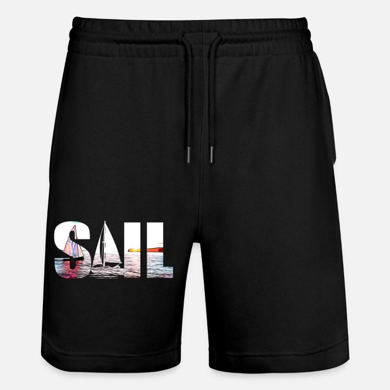 SEGEL - Stanley/Stella Unisex Bio Joggingshorts Trainer  - Schwarz