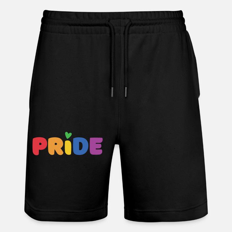 LGBTQ+ Pride-Monat - Stanley/Stella Unisex Bio Joggingshorts Trainer  - Schwarz