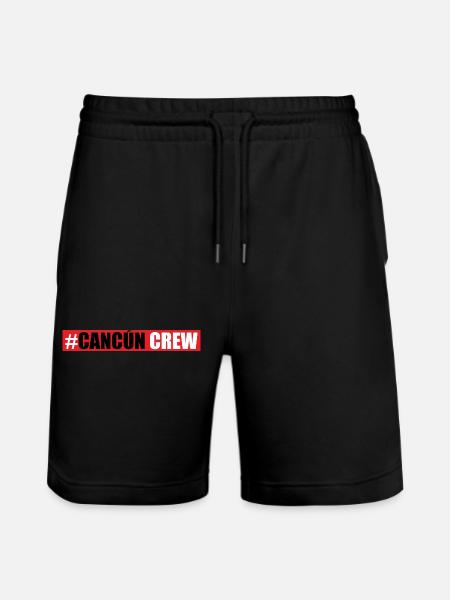 Cancun Crew - Stanley/Stella Trainer Unisex Organic Jogging Shorts - black