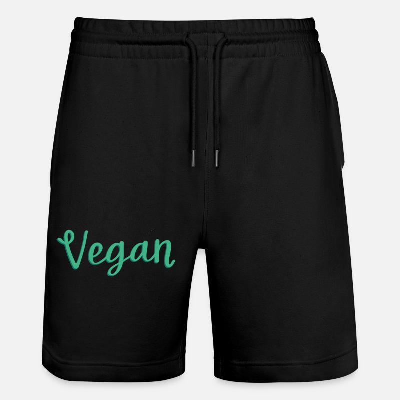 Végétalien - Short de jogging bio TRAINER Stanley/Stella unisexe - noir