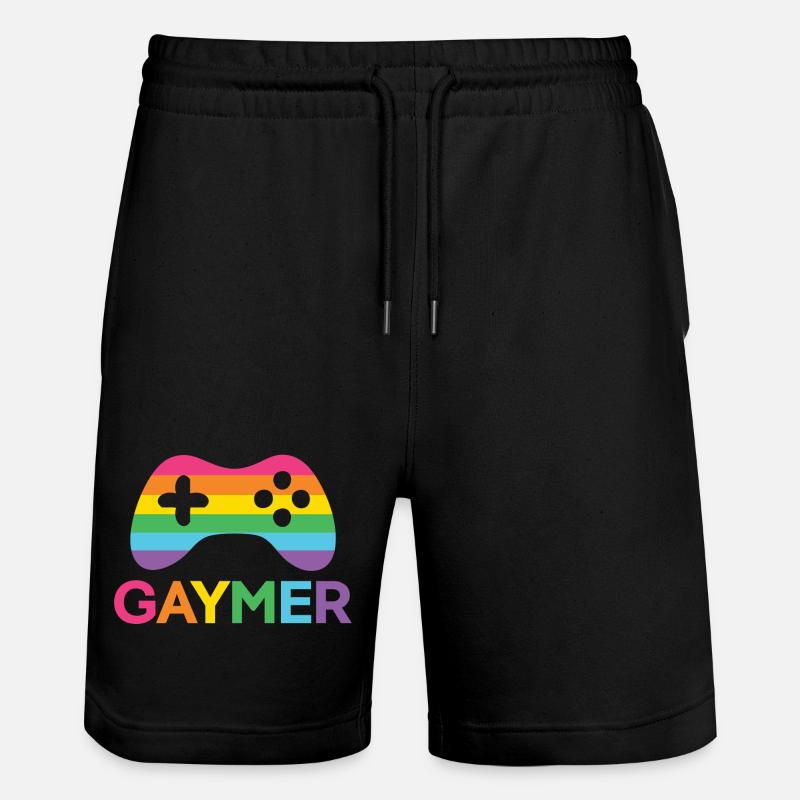 Mois de la fierté LGBT - Gaymer - Short de jogging bio TRAINER Stanley/Stella unisexe - noir