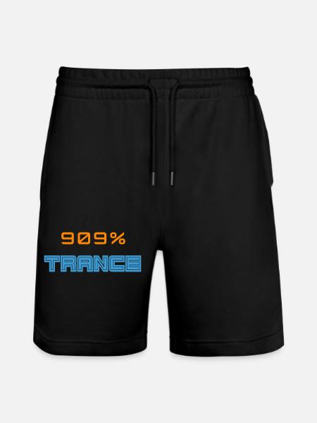 909 Trance - Stanley/Stella Unisex Bio Joggingshorts Trainer - Schwarz