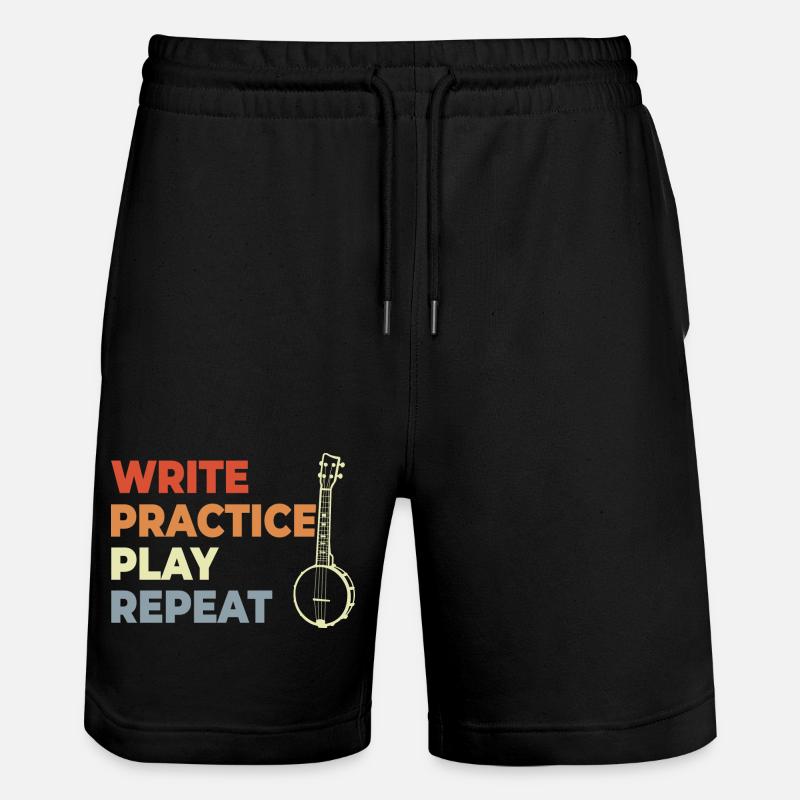 Banjo Motivation - Short de jogging bio TRAINER Stanley/Stella unisexe - noir