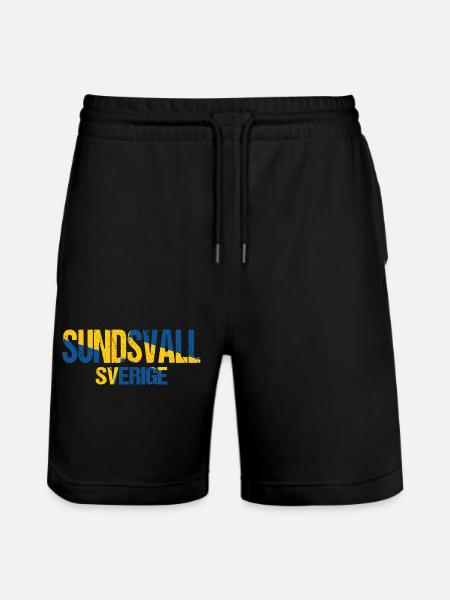 Sundsvall Servige - Stanley/Stella Unisex Bio Joggingshorts Trainer  - Schwarz
