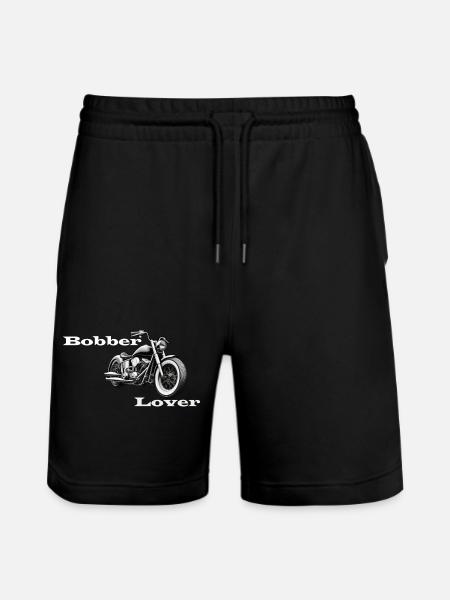 Bobber Lover blanc - Short de jogging bio TRAINER Stanley/Stella unisexe - noir