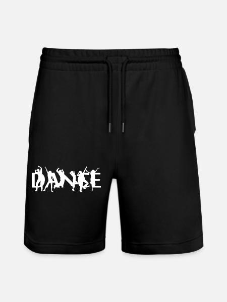 Dancing Dance Music - Stanley/Stella Trainer Unisex Organic Jogging Shorts - black